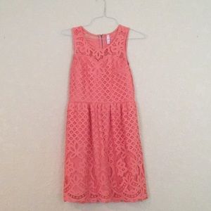 Orange Lace Dress